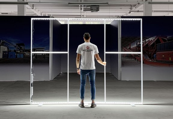 LED-Messewand Rahmen LED-Messewand Rahmen