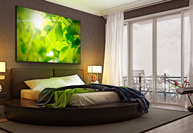 Light box as wall mural 1 Light box as wall mural 1