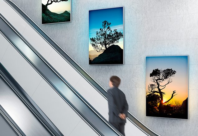 Lightbox as wall mural 2 Lightbox as wall mural 2