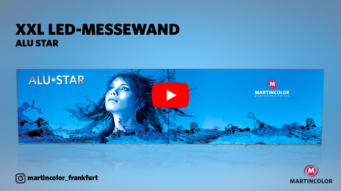 XXL LED Messewand